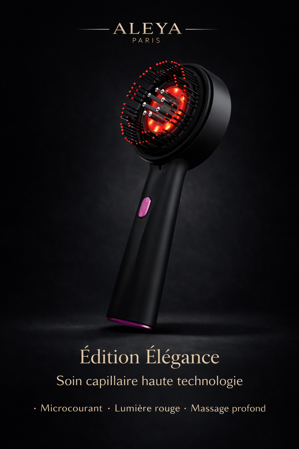 PEIGNE MASSANT MICROCOURANT — ALEYA PARIS